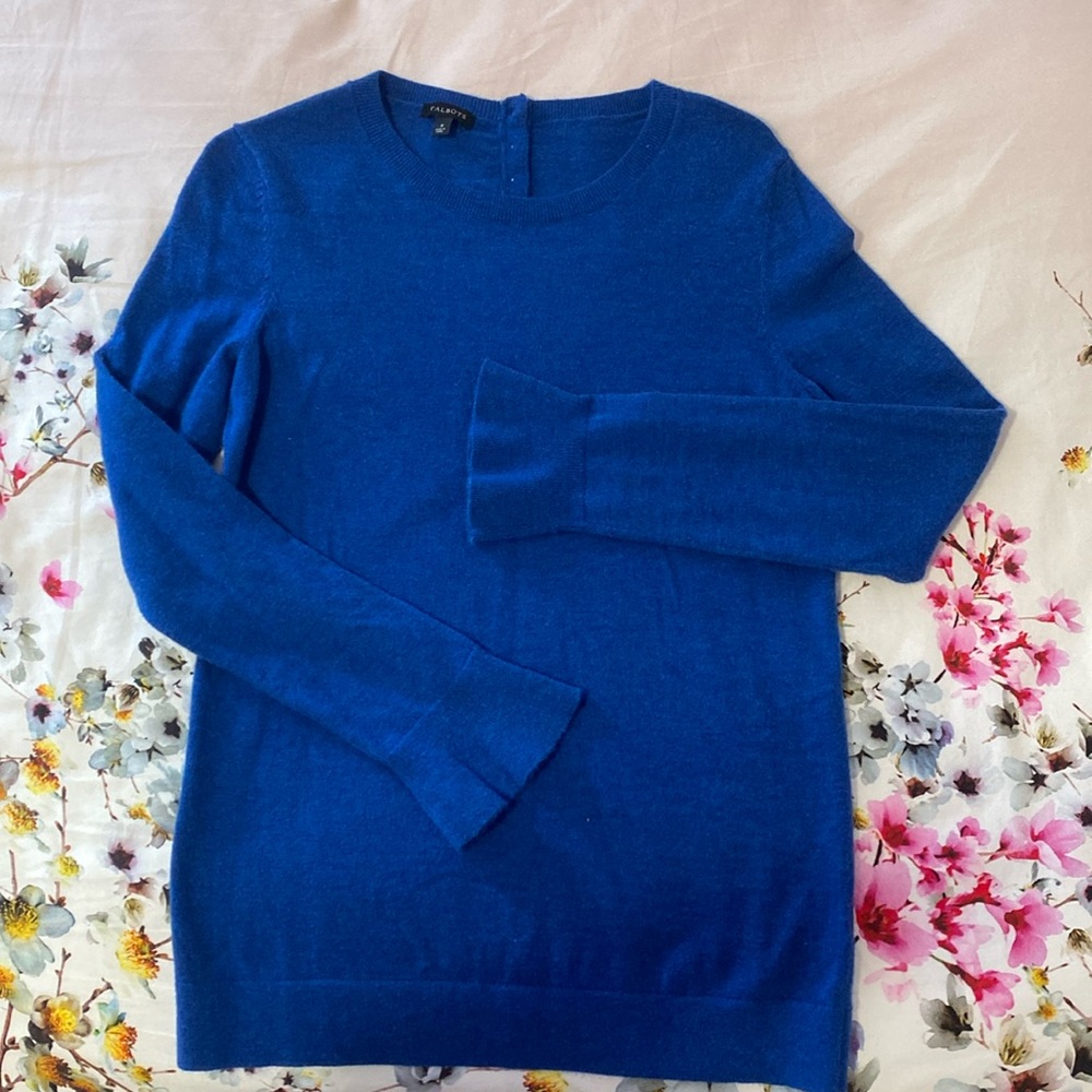 Talbots royal blue sweater